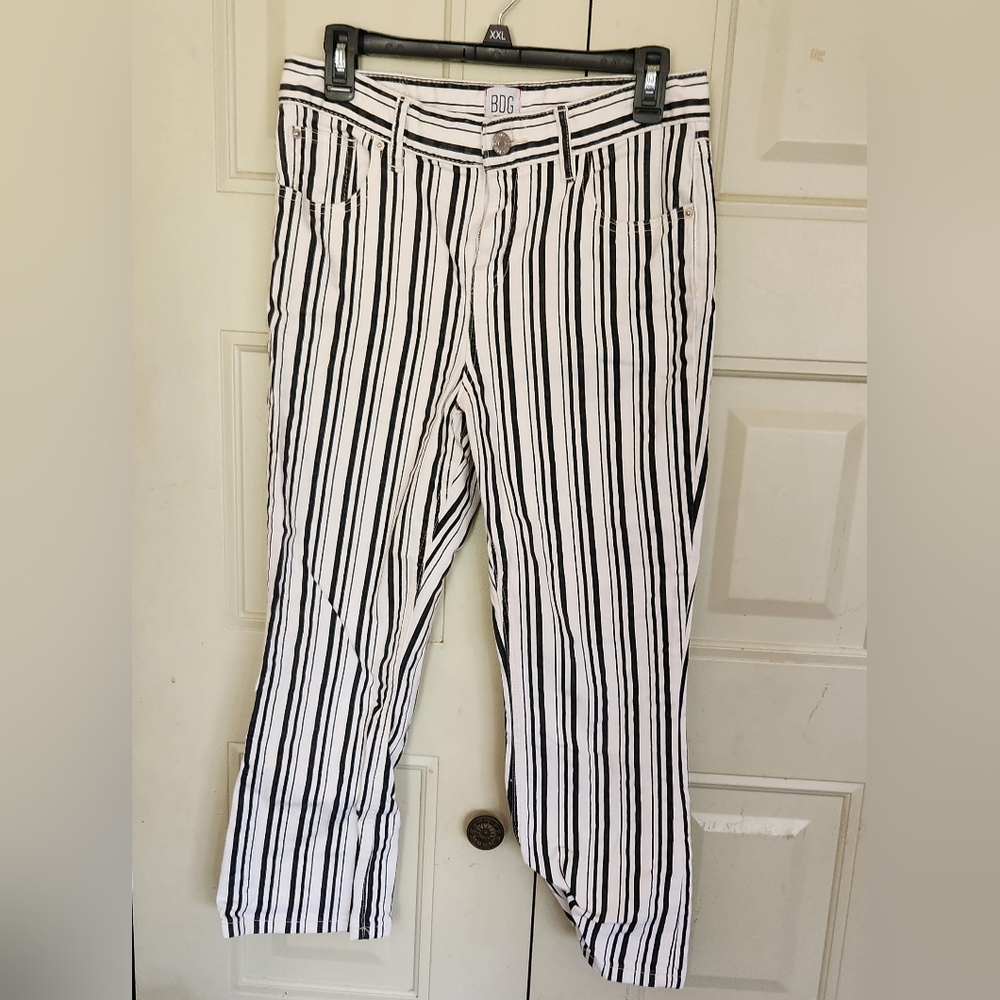 Urban Outfitters BDG Black and White Striped Jeans